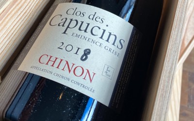 nouvel arrivage chinon clos des capucins 2018 en 3000ml