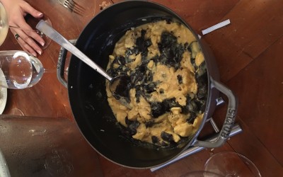 soiree truffe et œufs brouilles