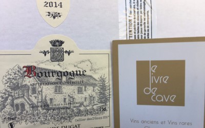 arrivage du jour bourgogne et gevrey chambertin 2014